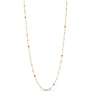 enamel copenhagen lola necklace rainbow forgyldt sterlingsølv